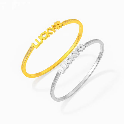 Lucky Charm Armband med Fyrklöver - Armband